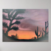 Desert Sunset Print (Voorkant)