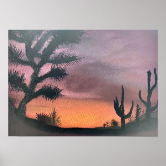 Desert Sunset Print (Voorkant)