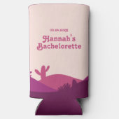 Desert Sunset Scottsdale Bachelorette Seltzer Blikjeskoeler (Achterkant)