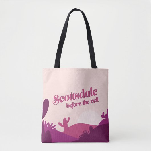 Desert Sunset Scottsdale Bachelorette Weekend Tote Bag (Voorkant)
