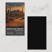 Desert Sunset Southwestern Visitekaartje (Voorkant / Achterkant)