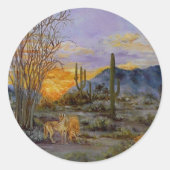 'Desert Sunset' stickers (Voorkant)