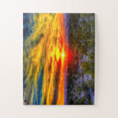 Desert Sunset Texas Legpuzzel (Verticaal)