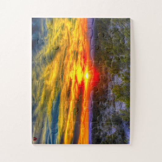 Desert Sunset Texas Legpuzzel (Verticaal)