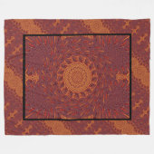 Desert Sunshine 111 Fleece Deken (Voorkant (Horizontaal))