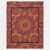 Desert Sunshine 191 Fleece Deken (Voorkant)