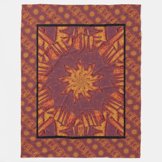 Desert Sunshine 284 Fleece Deken (Voorkant)