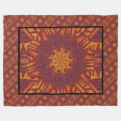 Desert Sunshine 284 Fleece Deken (Voorkant (Horizontaal))
