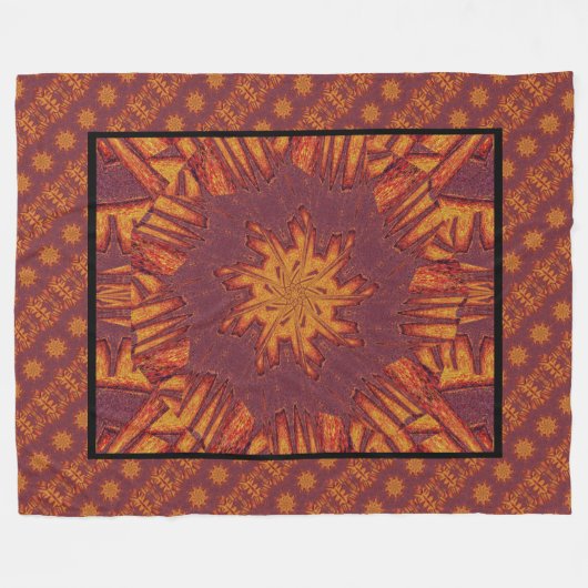 Desert Sunshine 284 Fleece Deken (Voorkant (Horizontaal))