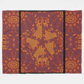 Desert Sunshine 286 Fleece Deken (Voorkant (Horizontaal))