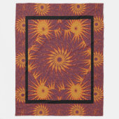 Desert Sunshine 2 Fleece Deken (Voorkant)