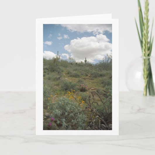 Desert Symphony-Wenskaarten of Note Cards Kaart (Voorkant)