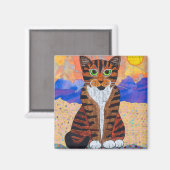 Desert Tabby Magneet (Voorkant / Achterkant)