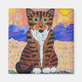 Desert Tabby Magneet (Voorkant)