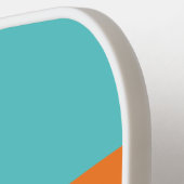 Desert Teal Across Striping with Name Pickleball Paddle (Links Detail)