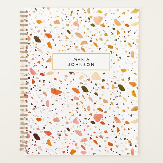 Desert Terrazzo Pattern Planner (Voorkant)