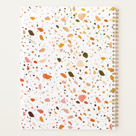Desert Terrazzo Pattern Planner (Achterkant)