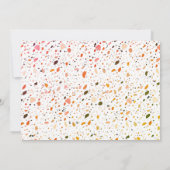 Desert Terrazzo trouwfoto Bedankkaart (Achterkant)