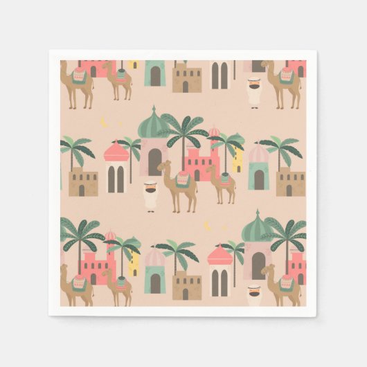 Desert Theme Baby shower Party Paper Servet (Voorkant)