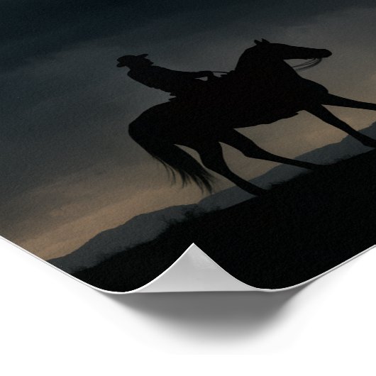 Desert Thunderstorm Poster - Lightning Strike  (Hoek)