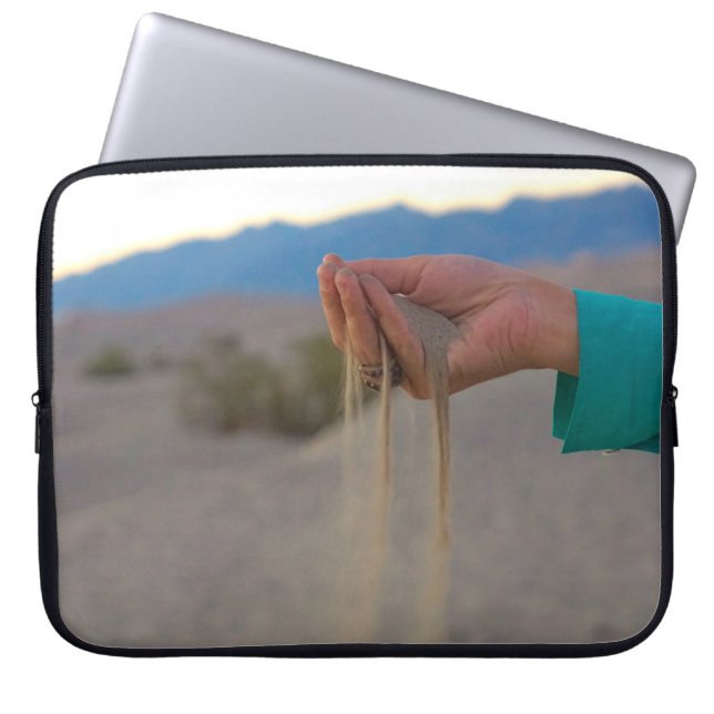 DESERT TIJDENS DE NIGHTTIME LAPTOP SLEEVE (Voorkant)