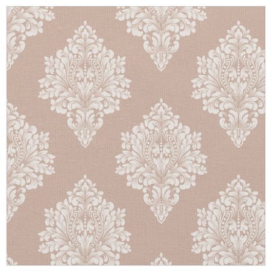 Desert Tones Damask Stof (Close Up)