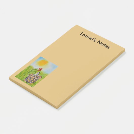 Desert Tortoise-laptop Post-it® Notes (Schuin)