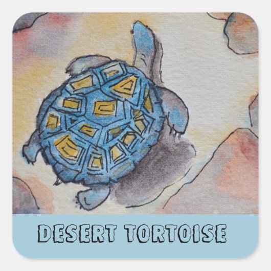 Desert Tortoise Stickers (Voorkant)