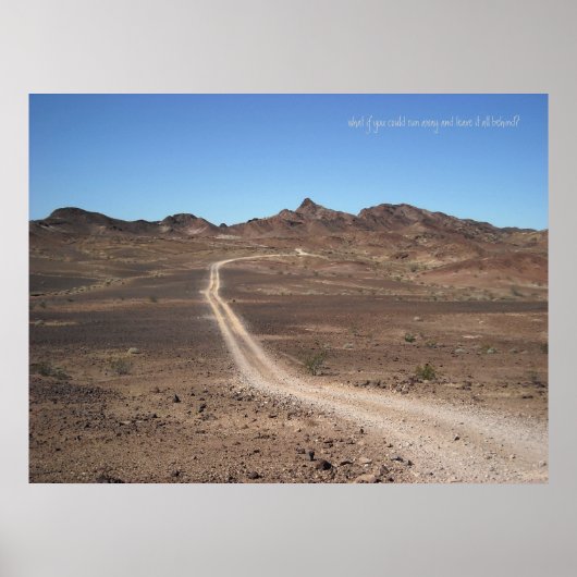 Desert Trail Poster (Voorkant)