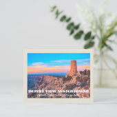 Desert Uitzicht Watchtower Grand Canyon National P Briefkaart (Staand voorkant)