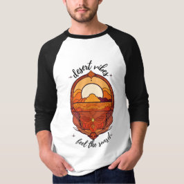 Desert Vibes 3D Mannen Raglan T-shirt