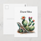 Desert Vibes Briefkaart (Voorkant / Achterkant)