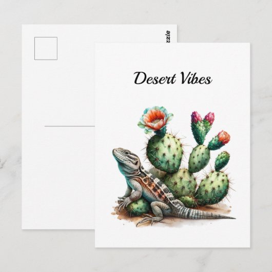 Desert Vibes Briefkaart (Voorkant / Achterkant)