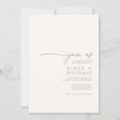 Desert Vibes Bruiloft Eet Drink Boogie Ivoor ID101 Kaart (Voorkant)