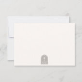 Desert Vibes Bruiloft Neutrals ID1019 RSVP Kaartje (Achterkant)