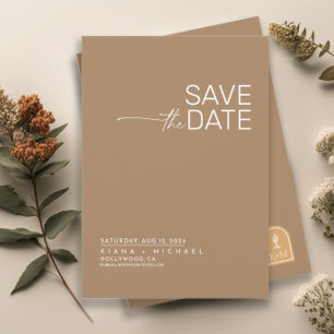 Desert Vibes Bruiloft Verticale ID1019 Save The Date