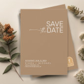 Desert Vibes Bruiloft Verticale ID1019 Save The Date