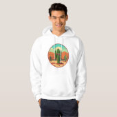 Desert Vibes Cactus Hoodie – Trendy Unisex Sweatje (Voorkant volledig)