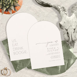 Desert Vibes Eat Drink Boogie Ivory Arch ID1019 Kaart