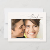 Desert Vibes Foto Dank u Ivory ID1019 Bedankkaart (Voorkant)