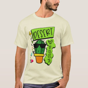 Desert Vibes Funny Cactus Shirt Arizona Desert
