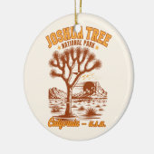 Desert Vibes Joshua Tree National Park Art Keramisch Ornament (Links)