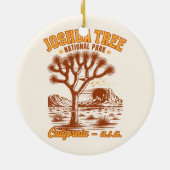 Desert Vibes Joshua Tree National Park Art Keramisch Ornament (Achterkant)