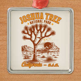 Desert Vibes Joshua Tree National Park Art Metalen Ornament