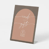 Desert Vibes Kaarten & Geschenken Terra Cotta ID10 Reclamebord Met Voetstuk (Voorkant)