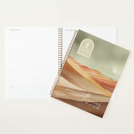 Desert Vibes Landschap Bruiloft ID1019 Planner (Display)