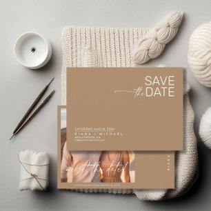 Desert Vibes Trouwfotosjabloon Horiz ID1019 Save The Date