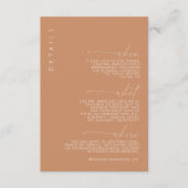 Desert Vibes Trouwgegevens ID1019 Informatiekaartje (Voorkant)