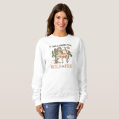 Desert Vibes Western Graphic Sweatshirt voor vrouw (Voorkant volledig)
