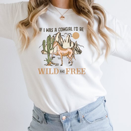 Desert Vibes Western Graphic Sweatshirt voor vrouw